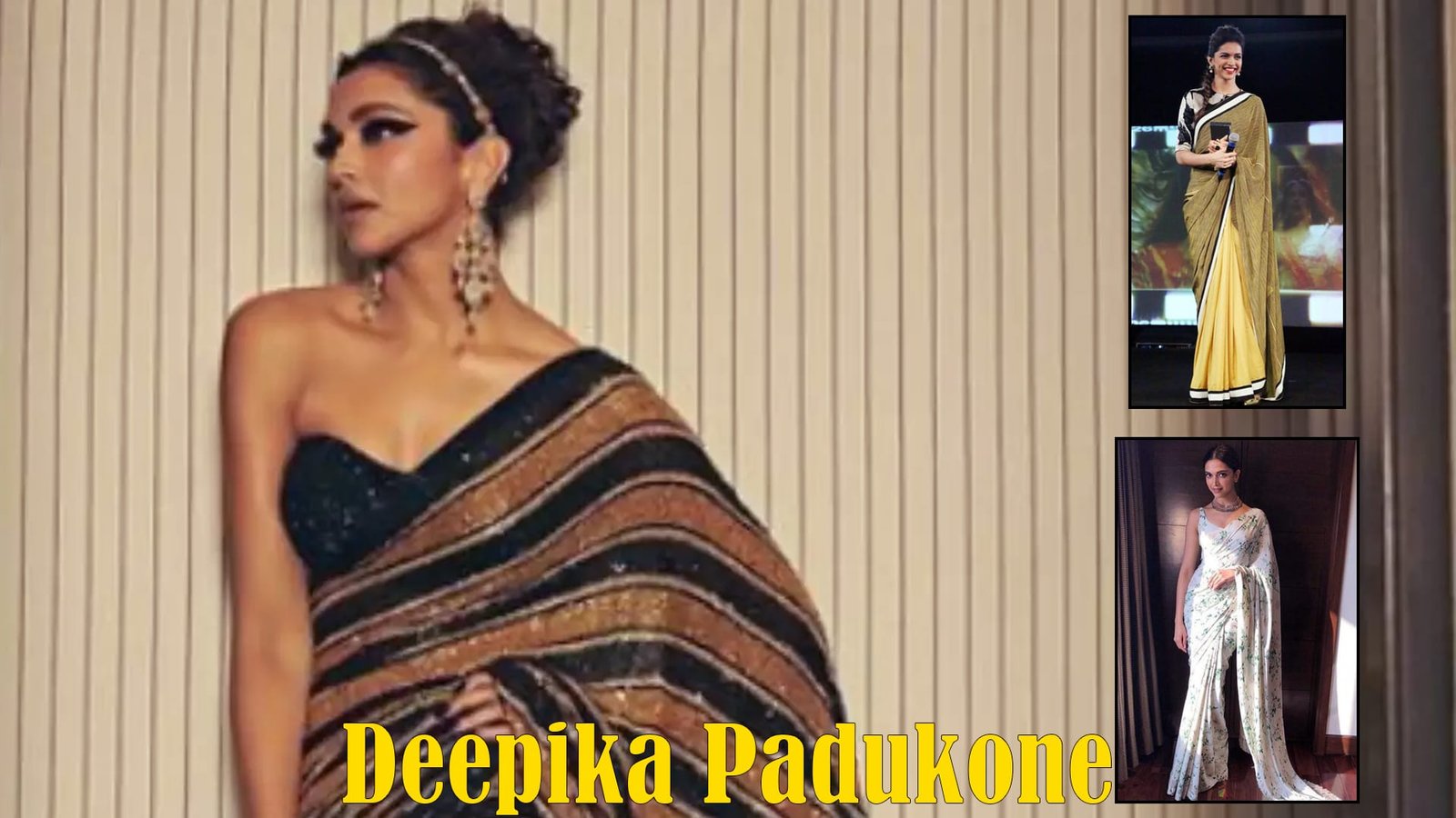 Deepika Padukone Saree