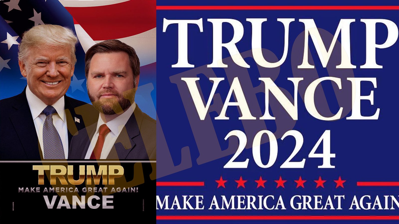 Trump Vance Flag