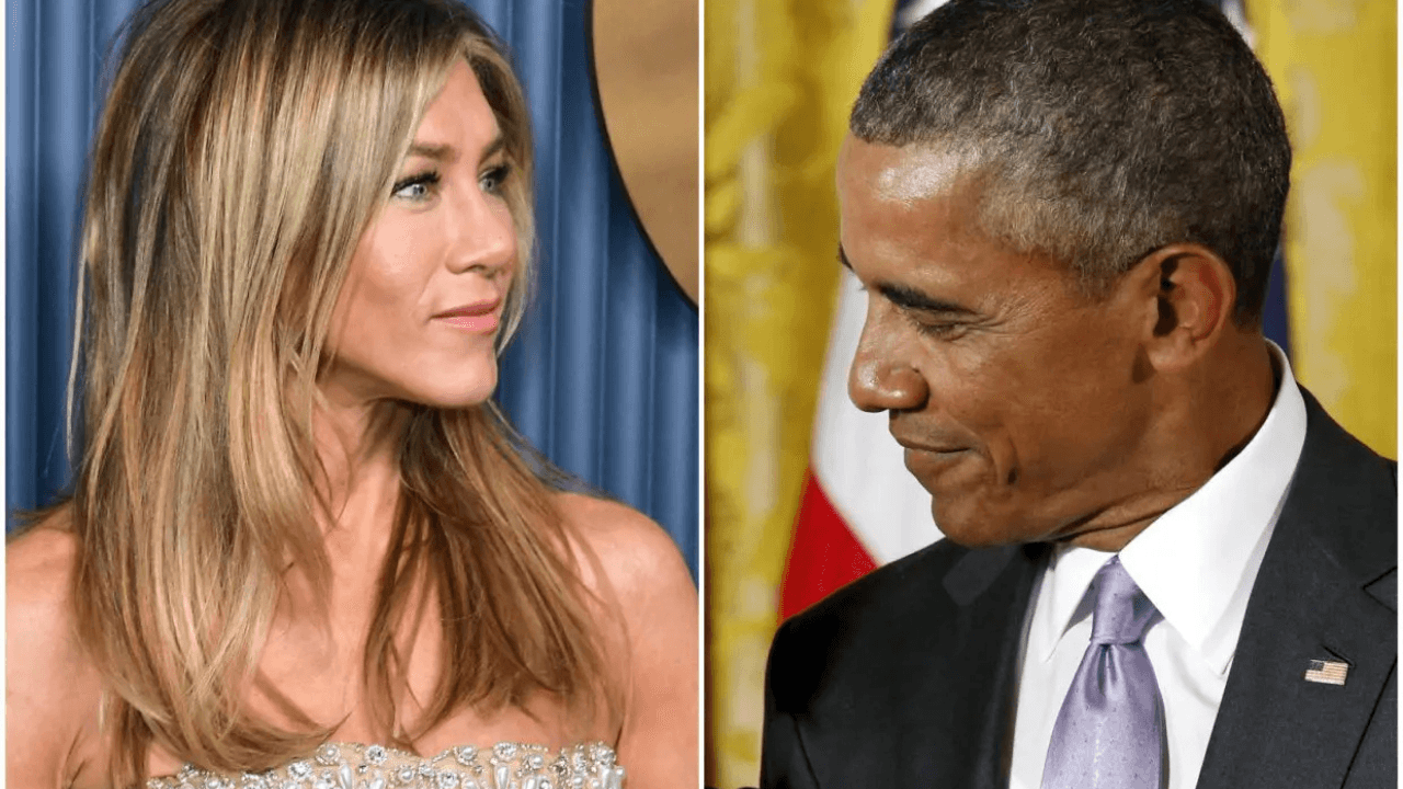 Barack Obama and Jennifer Aniston